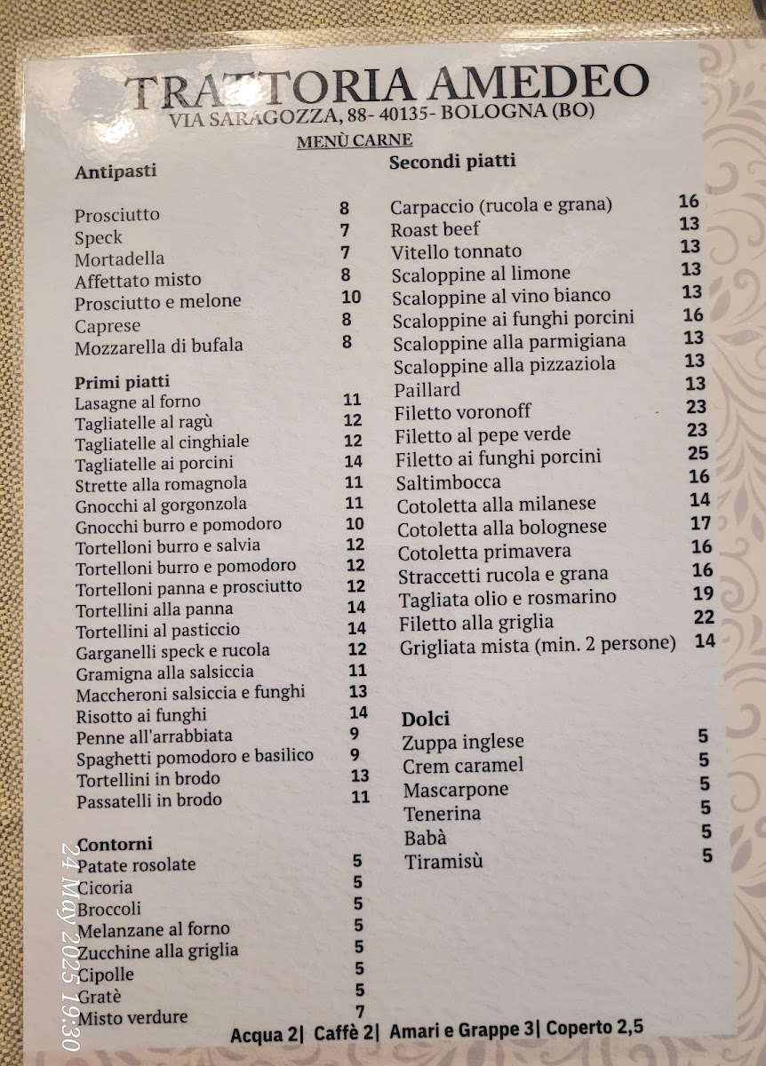 Menu Trattoria Amedeo-2