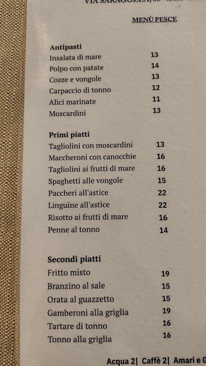 Menu Trattoria Amedeo-7